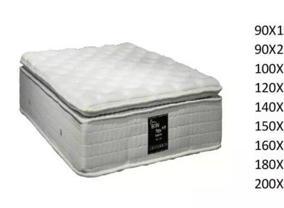 Augstas kvalitātes viesnīcas kingsize matracis 25 cm biezās matracēs 200x200 cm.