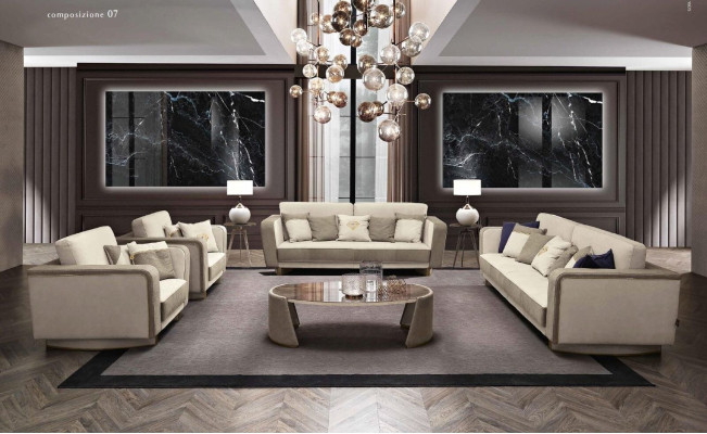 Sofas komplekts 3+2 vietu dizaina dīvāniem Polster Luxus Couchen Atspērienu Moderns Jauns