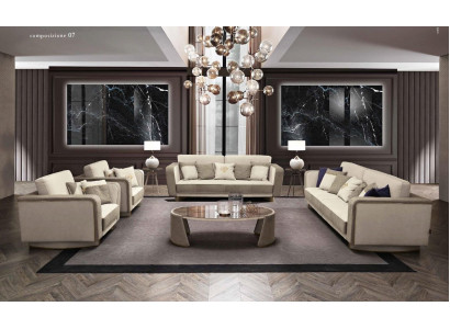 Sofas komplekts 3+2 vietu dizaina dīvāniem Polster Luxus Couchen Atspērienu Moderns Jauns