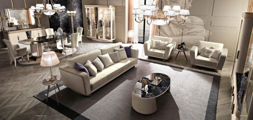 Sofas komplekts 3+2 vietu dizaina dīvāniem Polster Luxus Couchen Atspērienu Moderns Jauns