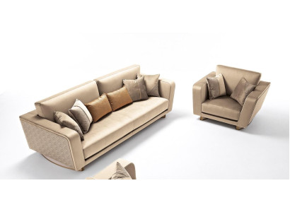 Sofas komplekts 3+1 vietas Dizaina dīvāni Spilvenu dīvāns Ādas atpūtas Mūsdienīgs jauns