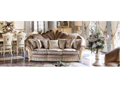 Klasiskās polster3 sēdvietu ādas dīvāniņi samta sofa itāļu 3-vietīgie dīvāni.