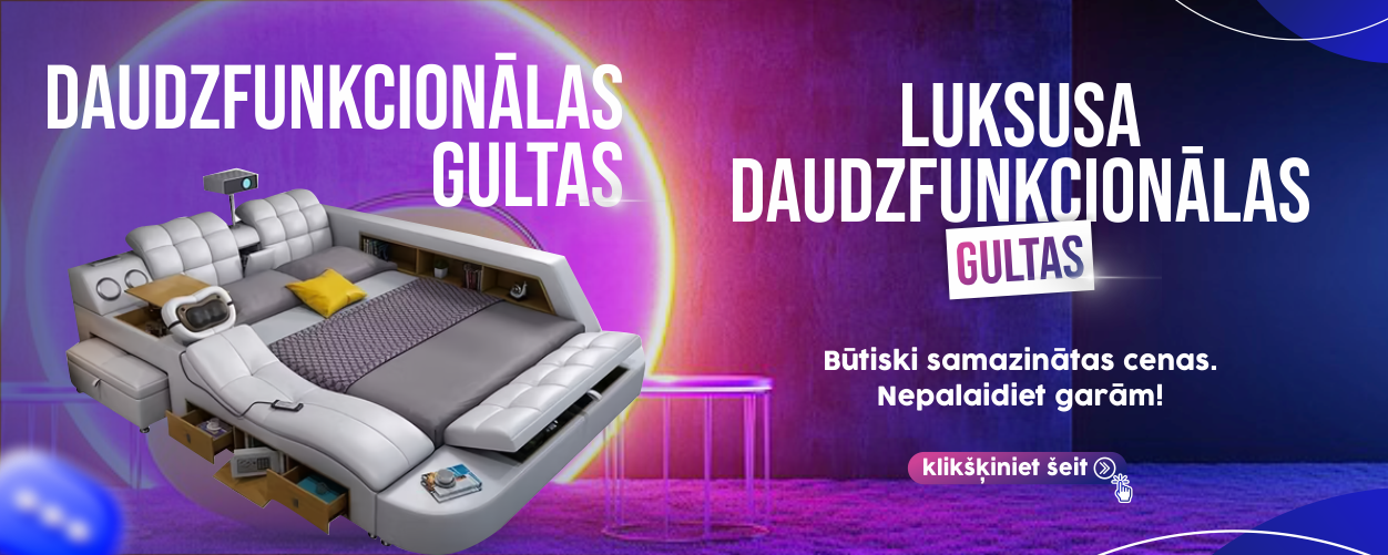 Daudzfunkcionālas mēbeles – vietas taupīšanai