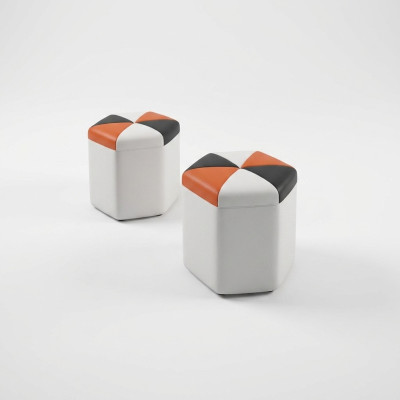 Dizaina polsteris paklājs kājas atpūtas krēsls Ottomane sēdeklis Chaise Polsteris FT004
