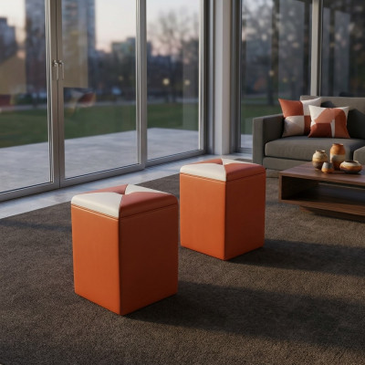 Izstrādājuma Polster Hocker Fußhocker Ottomane Sitz Chaise Gepolstert FT006