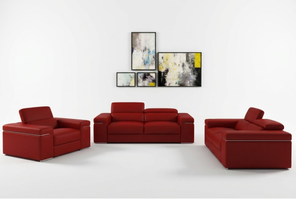 Sofas komplekts Arķivs ādas galdi Telpa Sēdeklis 3+2+1 komplekts Garnitūras