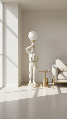 Dizaina lampa stāvlampa lampa lampas gaisma XXL skulptūra figūra statuja