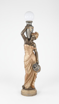 Stāvlampa lampa lukturis statuja figura skulptūras skulptūra statuja stāvlampa jauna