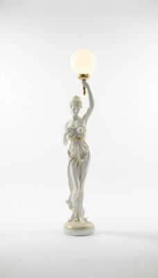 XXL Dizaina stāvošā lampa, stāvēt gaismas avoti 153cm lampa skulptūra figūra figūras statuja
