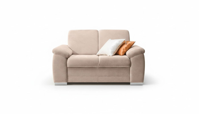 Dizaina 2-vietīgas atpūtas dīvāns Kluba atpūtas sofa Tekstila apdare Dīvāns auduma dīvānā.