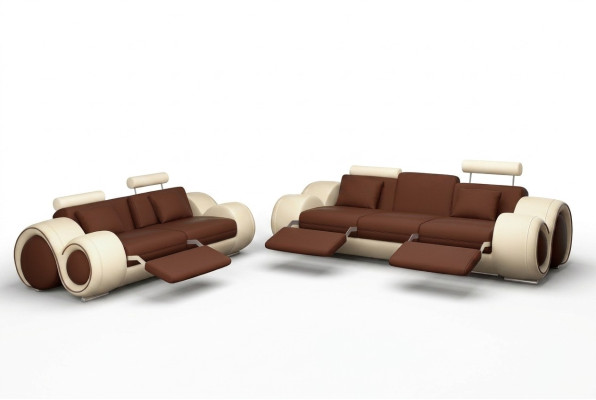Sofa komplekts dizaina dīvāns 3+2 komplekts polster sofa ādas mēbeles dzīvojamā istaba