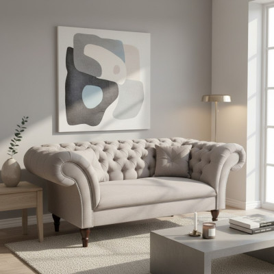 Chesterfield divvietīga dīvāns, polsterēts sofa dizains klubu stila lounge divvietīga polsterēta guļamistaba.