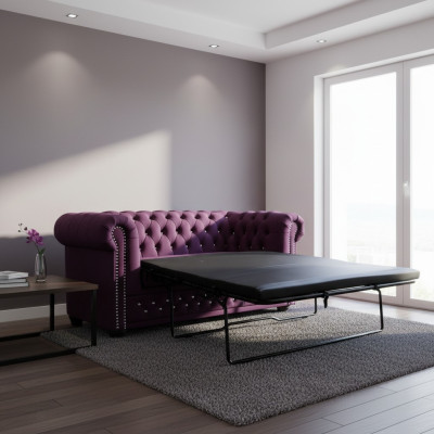 Chesterfield York Blink ar gultas funkciju Tekstila dīvāns Polster Sofas Couchen Jaunumi