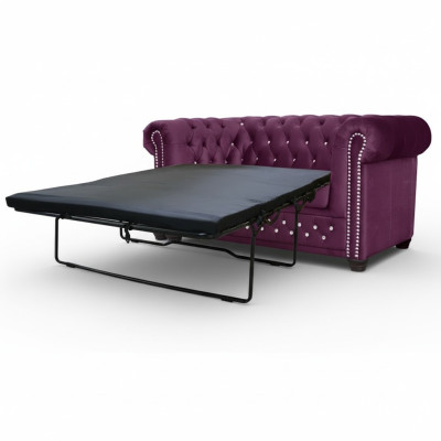 Chesterfield York Blink ar gultas funkciju Tekstila dīvāns Polster Sofas Couchen Jaunumi