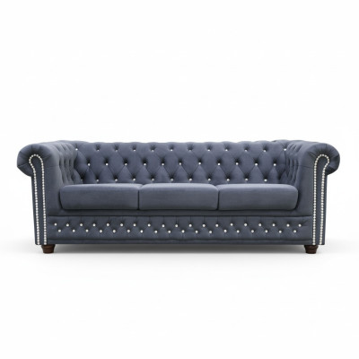 Chesterfield York Blink 3 Sitzer Dīvāns Polster Sofas Couchen Neu Sofa Designer