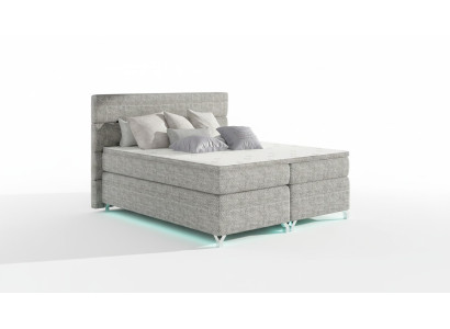 Boxspring gulta 180x200cm gultasvietas viesnīcā ādas komplekts Aizgars