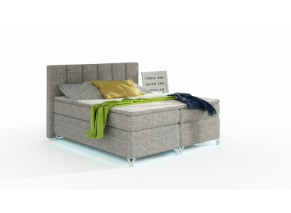 Boxspring Gulta 180x200cm Viesnīcas Gultas Ādas komplekts Gultas kastes maksimālais augšgalvnis