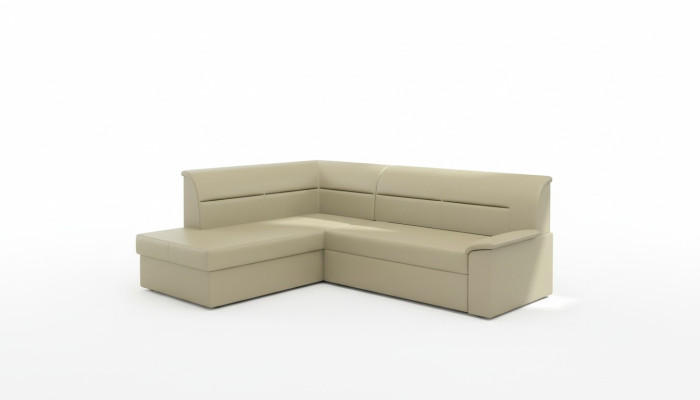 Dizain apgaļsofa Elano L-formas gultiņa funkcija Dīvāns āda tekstils Dīvāni