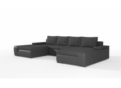 XXL Lielais guļamo dīvāns atpūtas istaba stūra dīvāna komplekts Polster Couch tīrīšanas komplekts