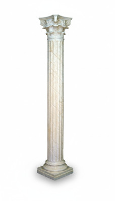 XXL Grieķu stils kolonna antīkas stilā, dizaina kolonnas, luksusa stabi, jauni 224cm lieli, jauni