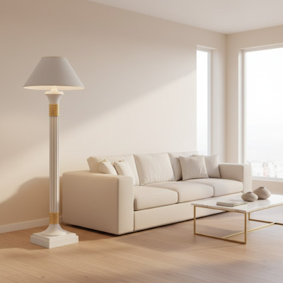 XXL Romiešu stila grīdas lampa Statīva lampa Stāvs Stāvvietas lampas lampa Jauna.
