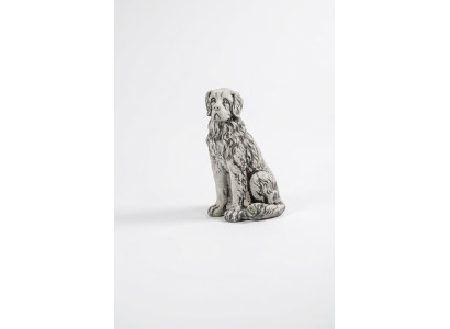 Dārza dekors suņa statuja skulptūra figūras pelēkas skulptūras dizaineris.