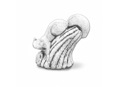Dārza dekora vāverīte terase akmens dekoratīvā figūra statuja