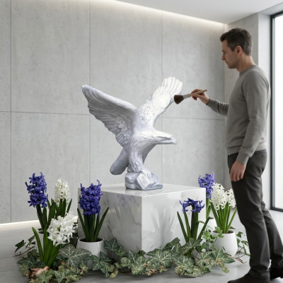 Figūra ērglis Dārzs Statuja Skulptūra Skulptūras Figūras Statujas Dekoratīvs