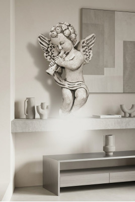 Eņģelis 27 cm skulptūra dizaina figūra statuja dārzam figūras statujas