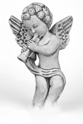 Eņģelis 27 cm skulptūra dizaina figūra statuja dārzam figūras statujas