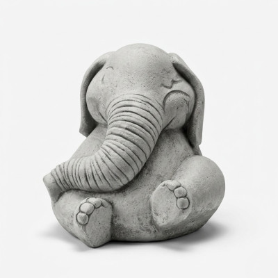 Dizaina figūras zilonis skulptūra figūras skulptūras statujas balts karikatūras statuja