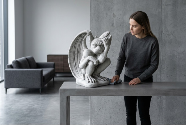 Figūras skulptūra Drakona bērns dārza skulptūras figūras dekoratīvās statujas