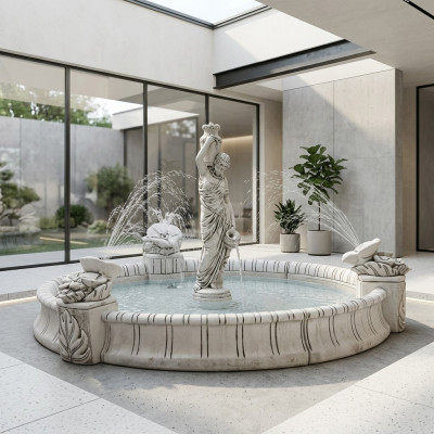 Fonteinas figūra statuja Figūras skulptūra Statujas skulptūras Antīkais dārzs