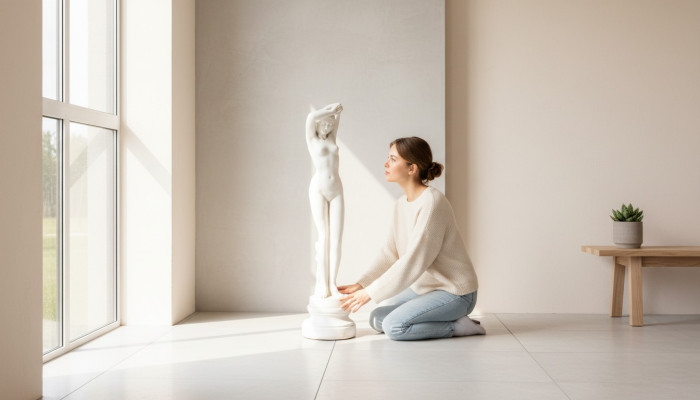 66 cm Dekoratīva skulptūra dizaina figura statuja Dārza figūras statujas