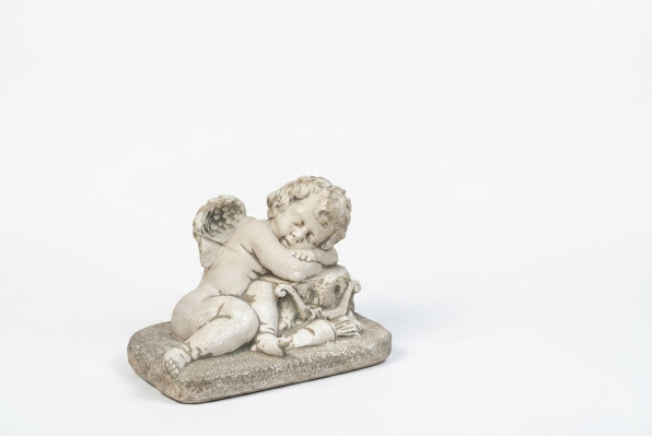 Eņģeļu bērnu skulptūru dizains figūru statuja dārzam figūriņas statujas