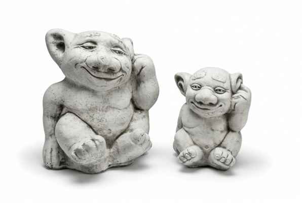Troļļa 18 cm Skulptūra dizains Figūra Statuja Dārzs Dekoratīvās figūras Statujas