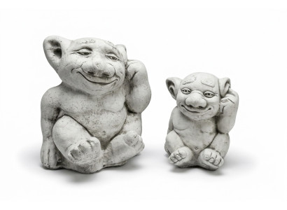 Troļļa 18 cm Skulptūra dizains Figūra Statuja Dārzs Dekoratīvās figūras Statujas