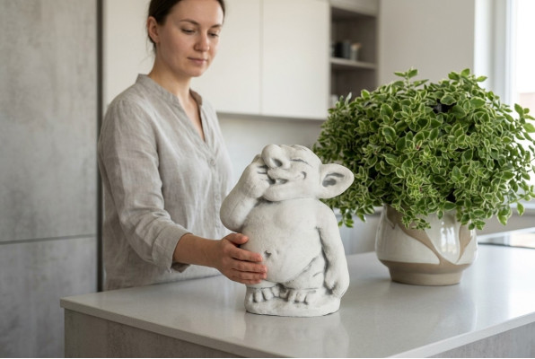 Troll 22cm Skulptur dizaina figūra statuja dārza figūras statujas