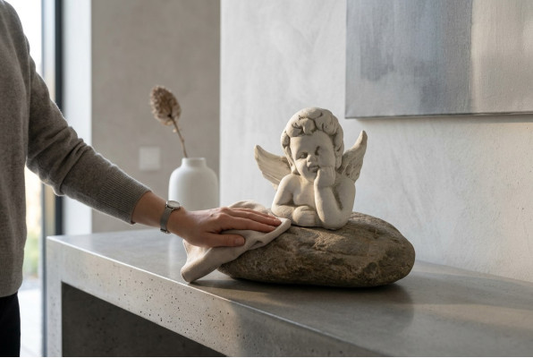 Enģelis 18 cm skulptūra dizaina figūra statuja dārza figūras dekoratīvās statujas