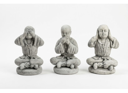 25 cm Šaolinas Kung Fu figūras statuja cīnītājs dekoratīvi baltais statuetes