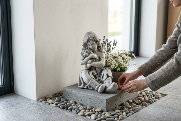 42 cm Deko gleznu dizaina figūra statuja dārza figūras statujas