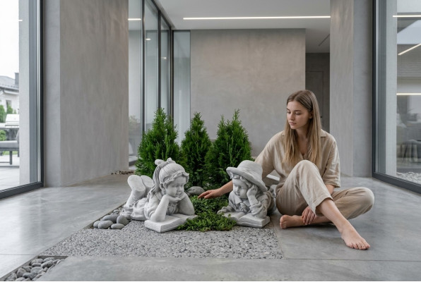 33cm deko skulptūra dizaina figūra statuja dārza figūras statujas skulptūras
