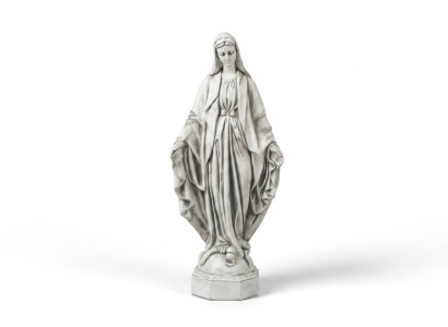 Mātes Jēzus Marijas statuja Nolikt Krusta skulptūra Svētīgā figūra Dārza dekors