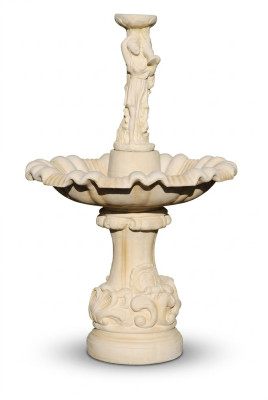 Ziedu ciemspringbrunne skulptūra dārza fontaīns jauns 157 cm