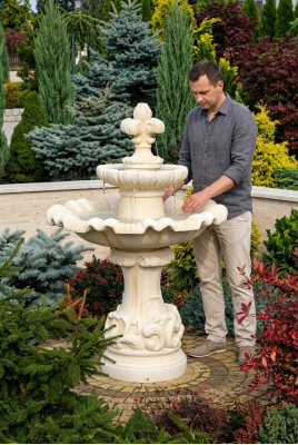 Zierbrunnen Springbrunnen skulptūra strūklaka dekorācija dārzs strūklaka Napoli jauns