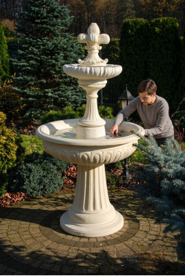 Avots dārzeņu tērpu dārza ezers baseins 173 cm akmeņu avots dārza avots fontāns Jauns