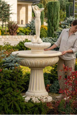 Dekoratīvā strūklaka Springbrunnen 174cm skulptūra dārza fontāns Teich Neu