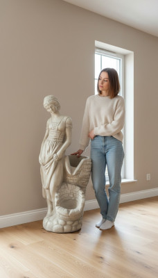 Figūra Sieviete AMANDA Dārzs Statuja Skulptūra Skulptūras Statujas Dekoratīvais Akmens