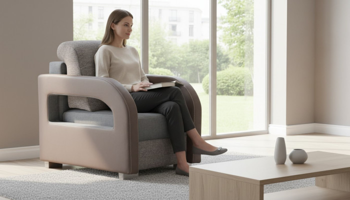 Krēsli TV dīvāni 1 izmērs Dīvānu dizaina tekstils audums Dīvāni Polster Relax