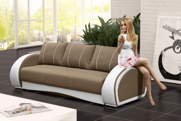 Dīvāns Guļamsofa Sofa Dīvānos Polster Multifunkciju Sofas 3 Vietu Tekstils Audums
